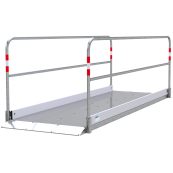 Aluminium and steel | trench bridge | Width: 1.00 m, Length: 3.30 m